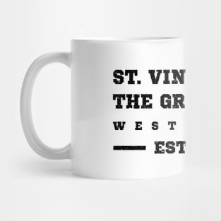 St Vincent and The Grenadines Estb 1979 West Indies Mug